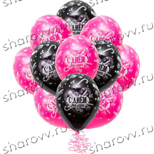 Шары латекс С Днем Рождения Шоколад Сладости