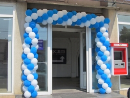 Гирлянда - белый, голубой