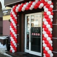 Гирлянда - белый, красный