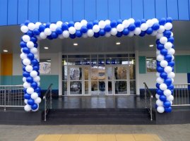 Гирлянда - белый, синий