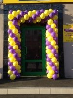 Гирлянда - желтый, фиолетовый