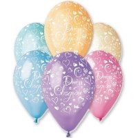 Шары латекс С днем свадьбы