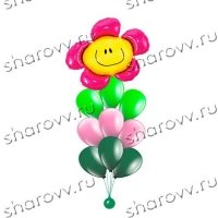 Цветок розовый