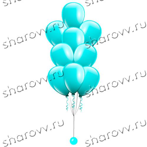 Фонтан из шаров Бирюзовый