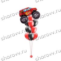 Красный джип