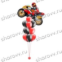 Красный мотоцикл