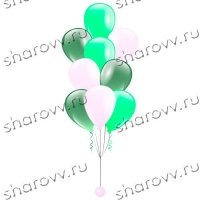 Фонтан из шаров Мятный микс