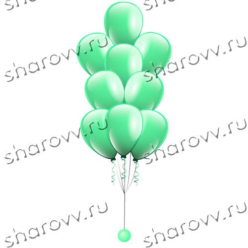 Фонтан из шаров Зеленый