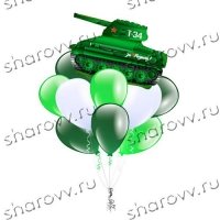 Букет из шаров Танк