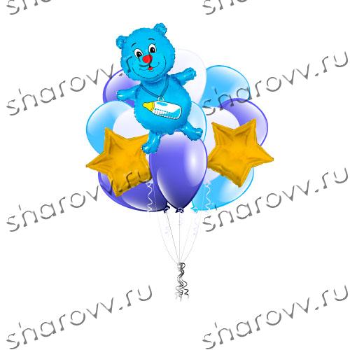 Букет из шаров С рождением сыночка