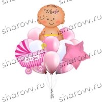 Букет из шаров Привет малышка