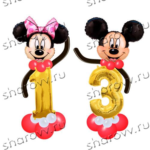 Поздравление от Минни и Микки