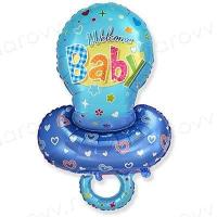 Шар фигура фольга Соска для мальчика