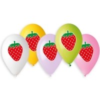Шары латекс Клубника