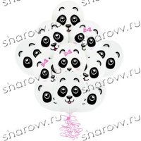 Шары латекс Панды