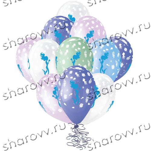Шары латекс Русалочка