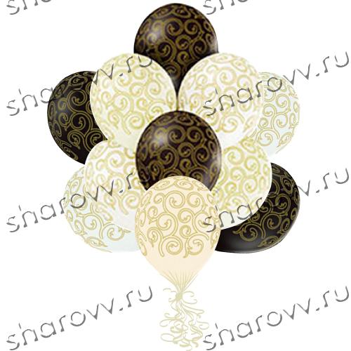 Шары латекс Металл Барокко