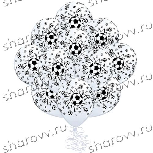 Шары латекс Мяч футбольный белый