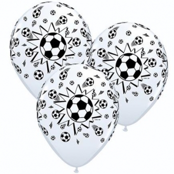 Шары латекс Мяч футбольный белый