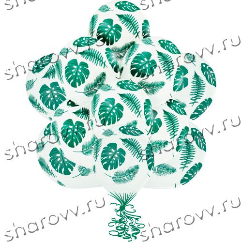 Шары латекс Тропические листья