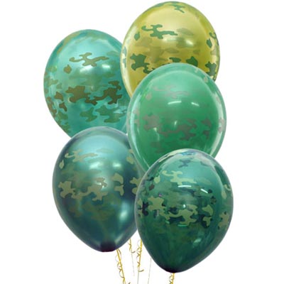 Шары латекс Камуфляж