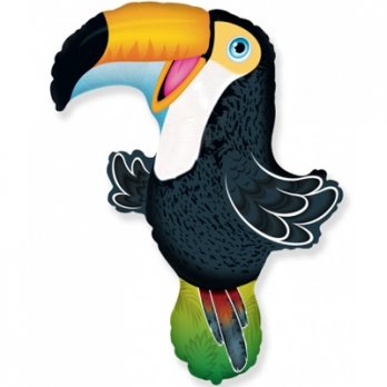 Шар фигура фольга Тукан