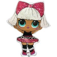 Шар фигура фольга Куклы ЛОЛ DIVA