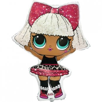 Шар фигура фольга Куклы ЛОЛ DIVA