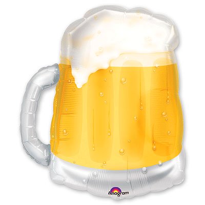 Шар фигура фольга Кружка пивная