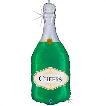 Шар фигура фольга CHEERS Бутылка шампанского