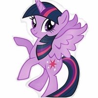 Шар фигура фольга Пони фиолетовый