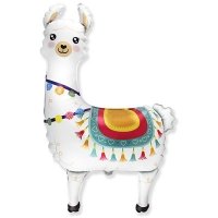 Шар фигура фольга Лама