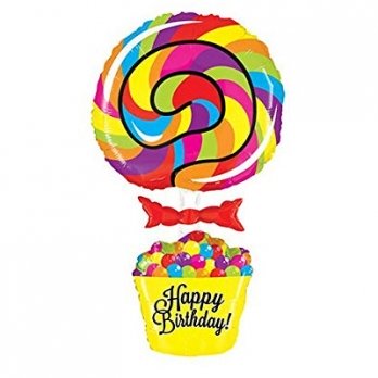 Шар фигура фольга HB Леденец