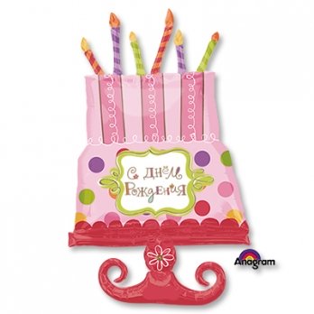 Шар фигура фольга ДР Сладкий Праздник