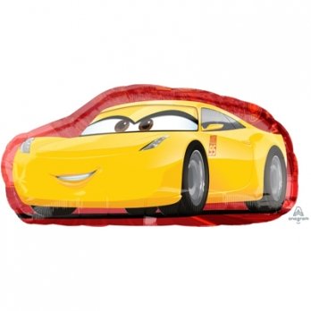 Шар фигура фольга Тачки Круз и Джексон