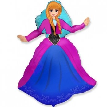 Шар фигура фольга Принцесса Алина