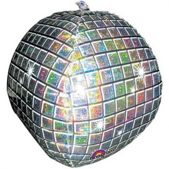 Шар фигура фольга Диско-шар голографический