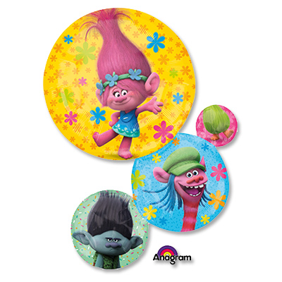 Шар фигура фольга Тролли