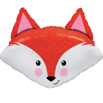 Шар фигура фольга Лисичка голова