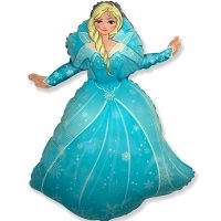 Шар фигура фольга Ледяная принцесса