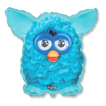 Шар фигура фольга Игрушка голубая