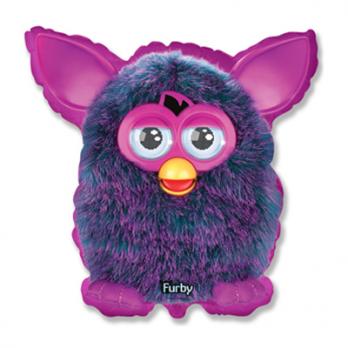 Шар фигура фольга Игрушка фиолетовая