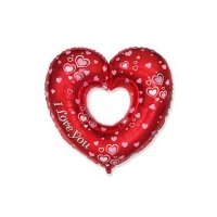 Шар фигура фольга Cердце