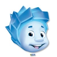 Шар фигура фольга Фиксики Нолик