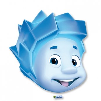 Шар фигура фольга Фиксики Нолик