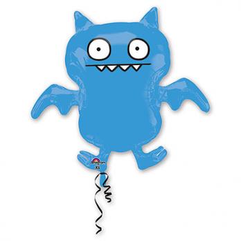 Шар фигура фольга Снежная мышь