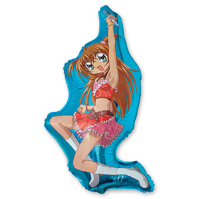 Шар фигура фольга Килари поющая