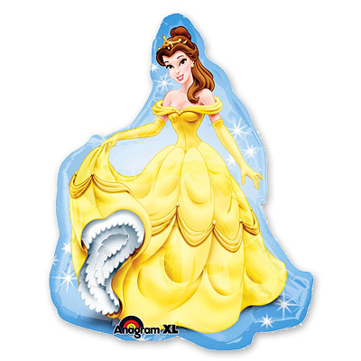 Шар фигура фольга Белль