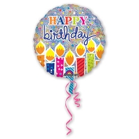 Шар фигура фольга HB Свечи