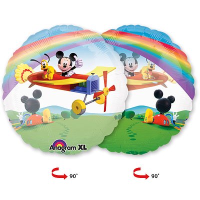 Шар фигура фольга КРИСТАЛ Микки Маус